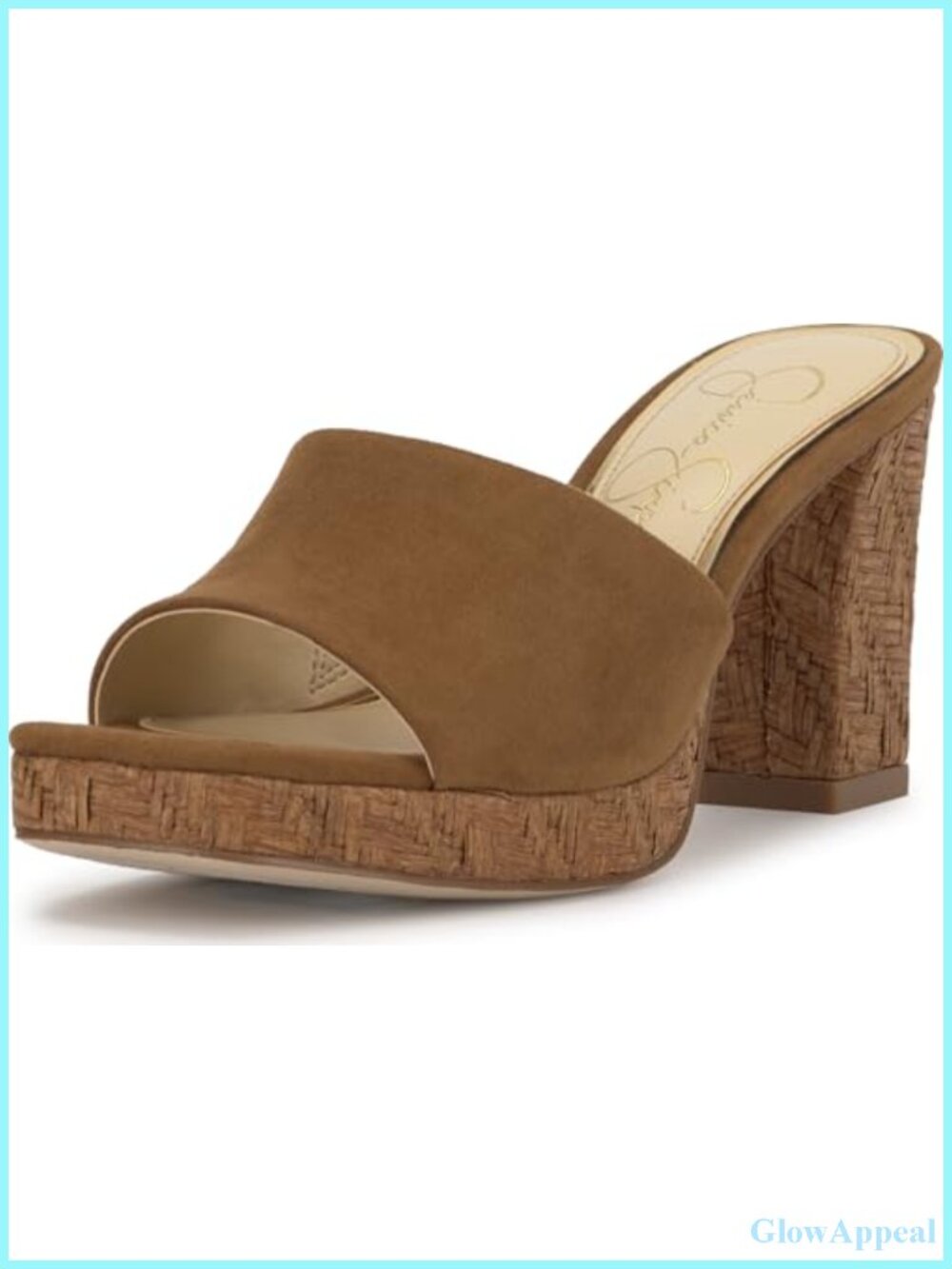 Jessica Simpson Elyzza Platform High Heel Slip On Mules for Women Faux Suede